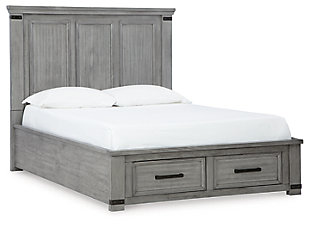 Russelyn Queen Storage Bed, Gray, large