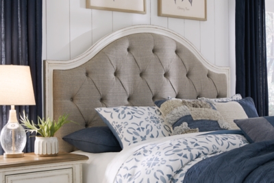 Upholstered headboard deals king ashley furniture