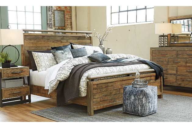 sommerford queen panel bed | ashley furniture homestore