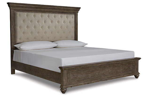 Johnelle Queen Upholstered Panel Bed, Best Angle For Headboard