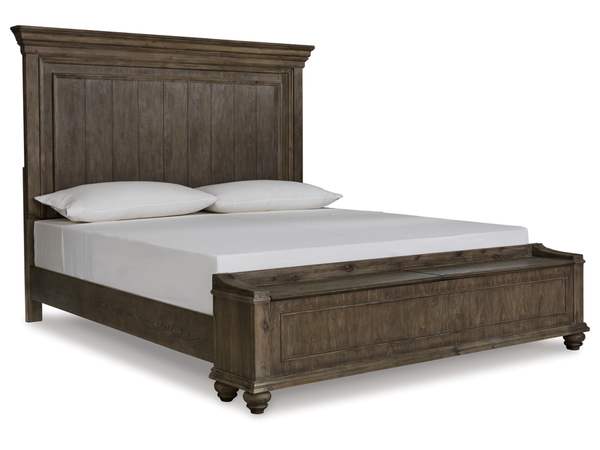 Queen bed storage deals bench