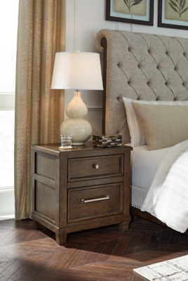 Daleyza Traditional 2 Drawer Nightstand Alcott Hill