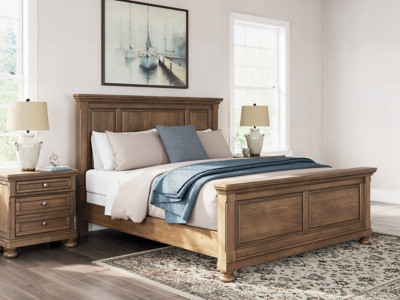 Vandenmore Queen Panel Bed, Medium Brown, rollover