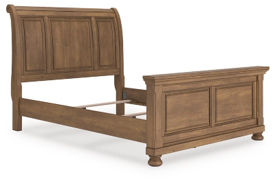 Vandenmore Queen Sleigh Bed, Medium Brown, rollover