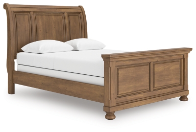 Vandenmore Queen Sleigh Bed, Medium Brown, large