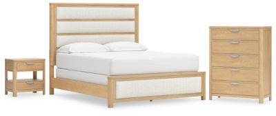 APG-B781B5-P5 Rencott California King Upholstered Bed with Chest sku APG-B781B5-P5