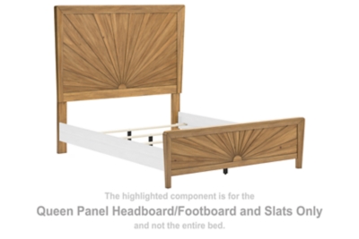 Takston Queen Panel Headboard/Footboard and Slats | Ashley