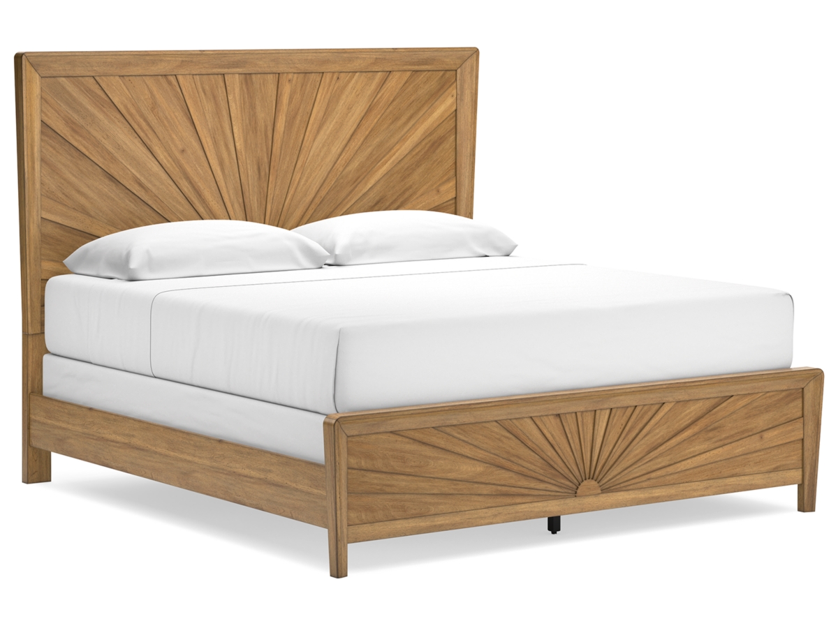 Takston King Panel Bed with Dresser and Nightstand | Ashley
