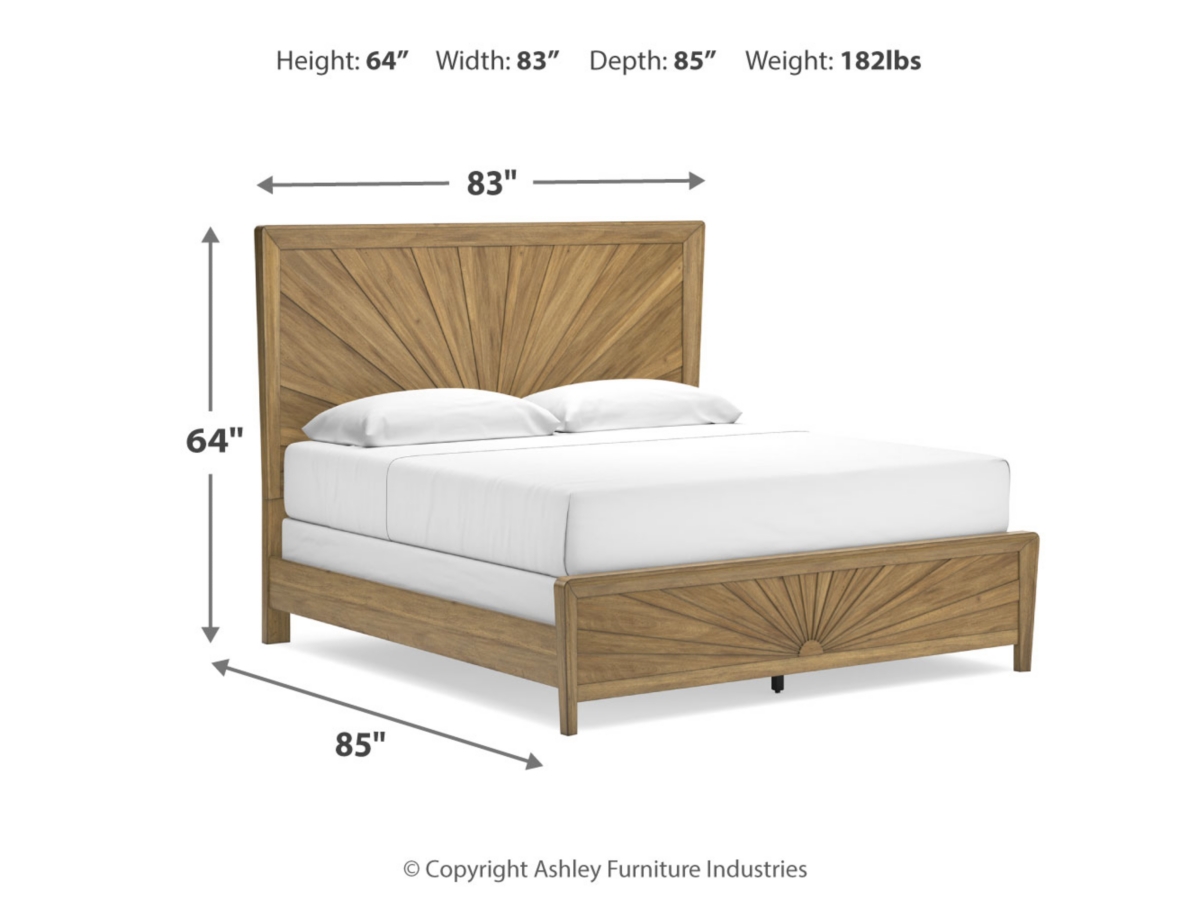 Ashleyページ Benchcraft Ashbryn B844B4 King Panel Storage Bed