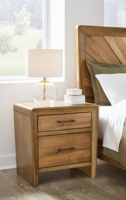 Takston 27 2 Drawer Charging Nightstand