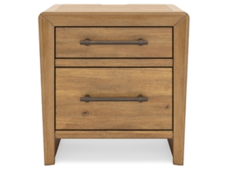 Takston 27" 2 Drawer Charging Nightstand