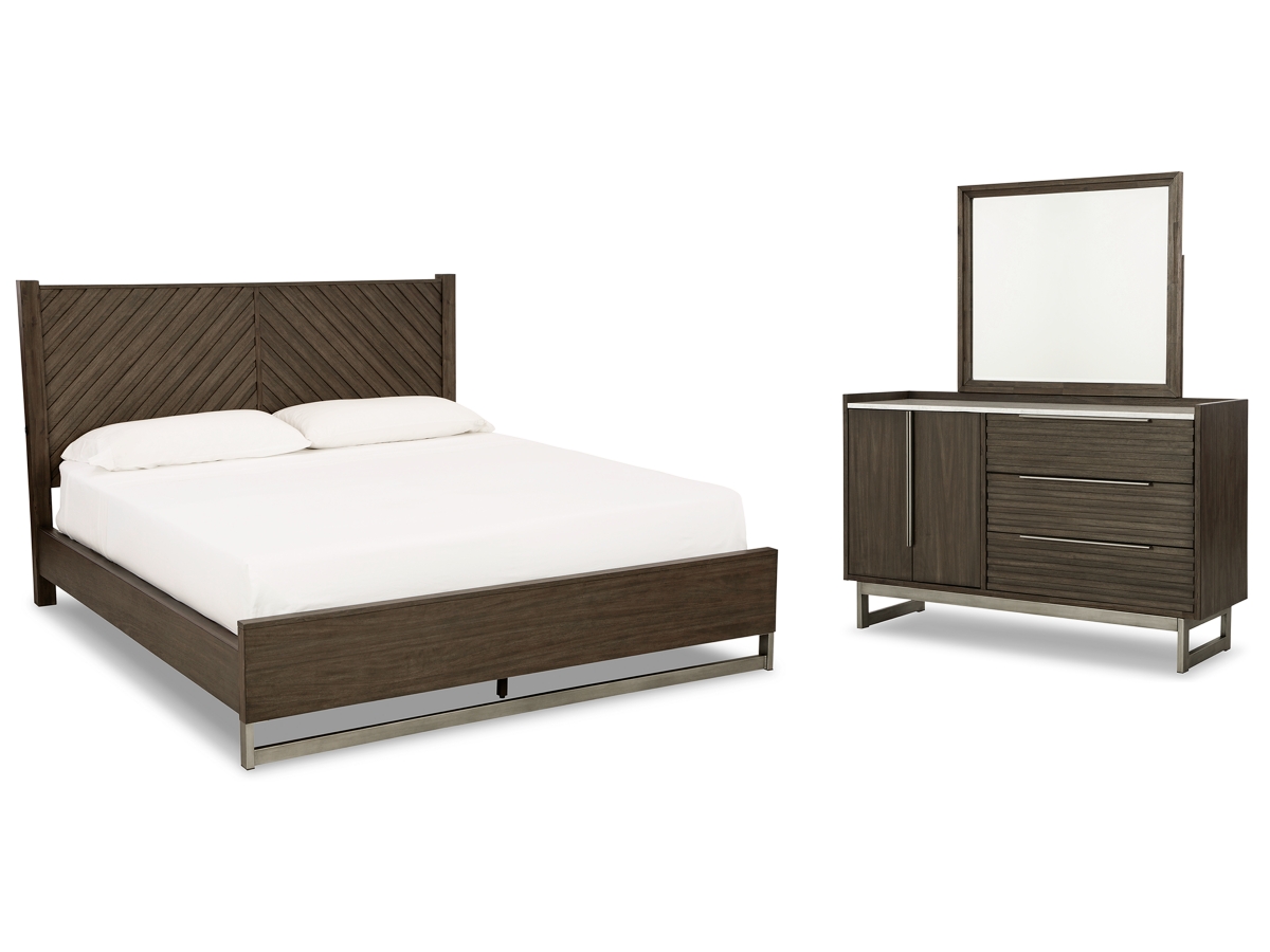 Arkenton Dresser - Grayish Brown/White