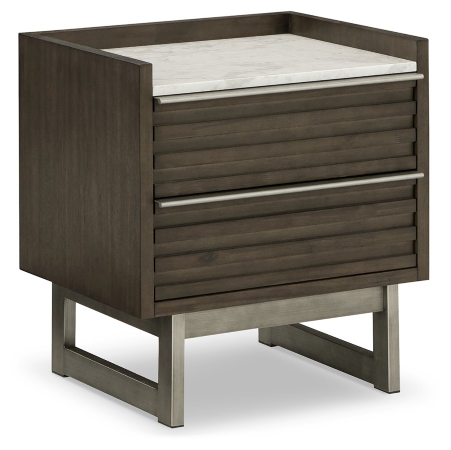 Cama tamaño King, tocador, espejo, cómoda y 2 mesitas de noche Arkenton - image 15