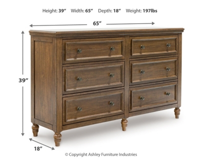 Sturlayne Dresser Dimensions
