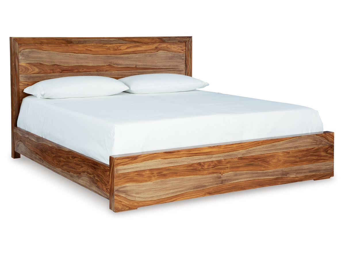 Dressonni Panel Bed - Brown