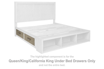 Fawnburg California King Panel Bed with Storage