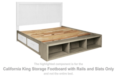 Fawnburg California King Panel Bed with Storage