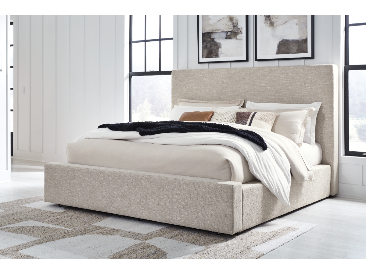 Kristiland King Upholstered Storage Bed