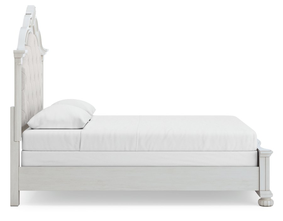 Montelaine Queen Upholstered Panel Bed - image 4