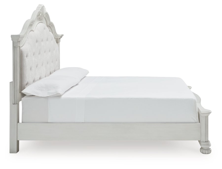 Montelaine California King Upholstered Panel Bed - image 5