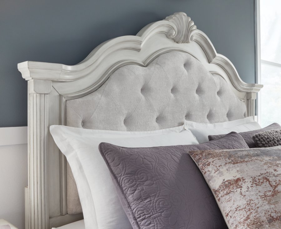 Montelaine California King Upholstered Panel Bed - image 6