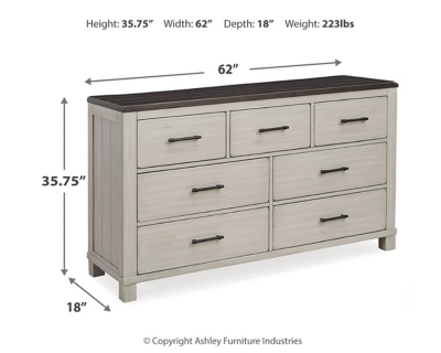 Darborn Queen Panel Bed with Dresser
