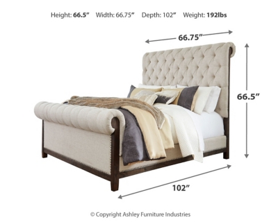 Hillcott Queen Upholstered Bed Ashley Furniture Homestore