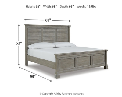 Moreshire Queen Panel Bed, Bisque, large