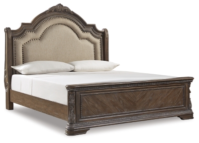 Charmond King Upholstered Sleigh Bed