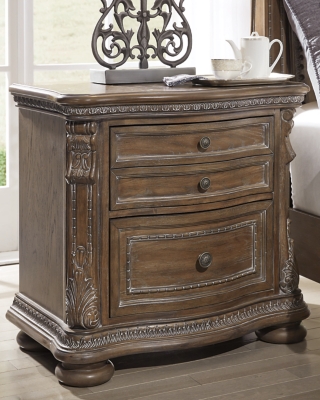 Charmond Two Drawer Night Stand – Furniture World Superstore