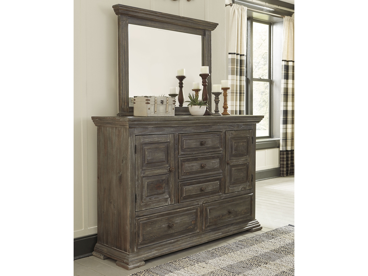 Wyndahl 5 Drawer Dresser and Mirror Ashley