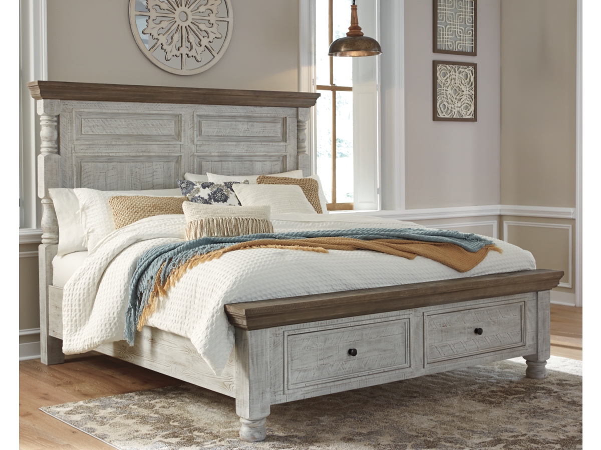 Ashley furniture king poster outlet bed