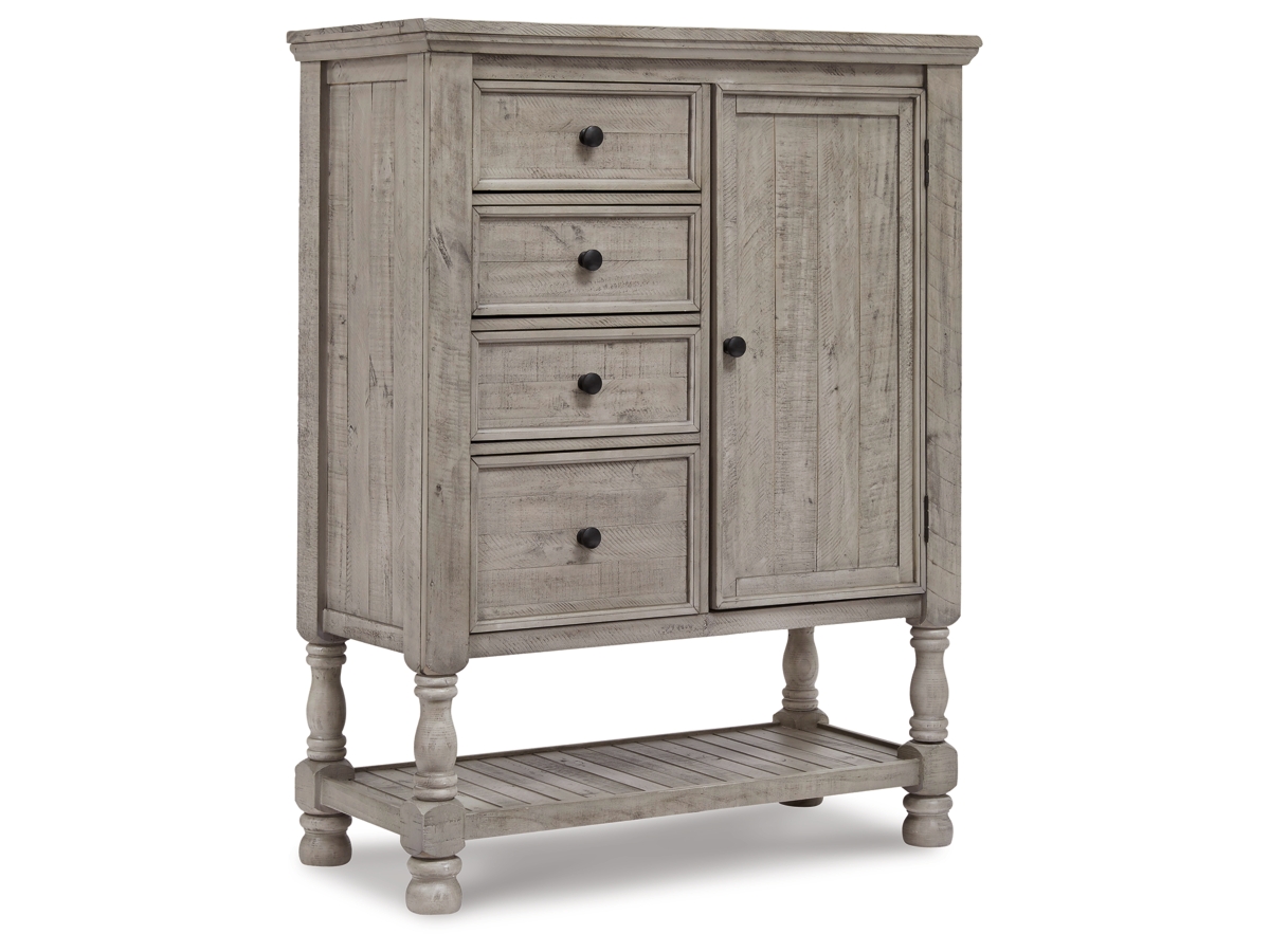 Harrastone 4 Drawer Door Chest of Drawers | Ashley