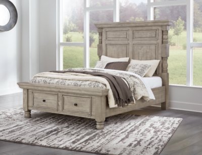 APK-B816-QPS Harrastone Queen Panel Bed, Gray sku APK-B816-QPS