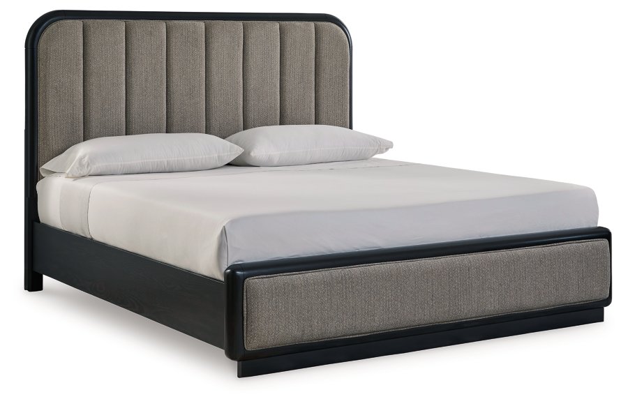 Cama King, tocador, espejo, cómoda y mesita de noche Rowanbeck - image 10
