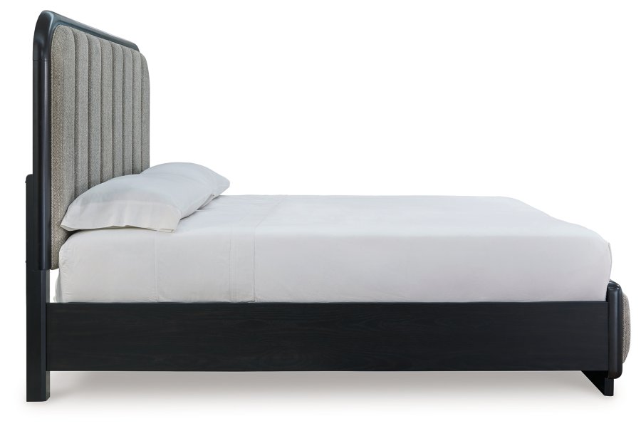 Cama King, tocador, espejo, cómoda y mesita de noche Rowanbeck - image 11