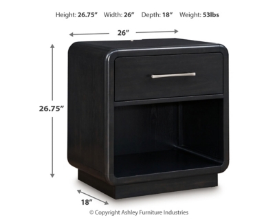 Rowanbeck Nightstand Dimensions