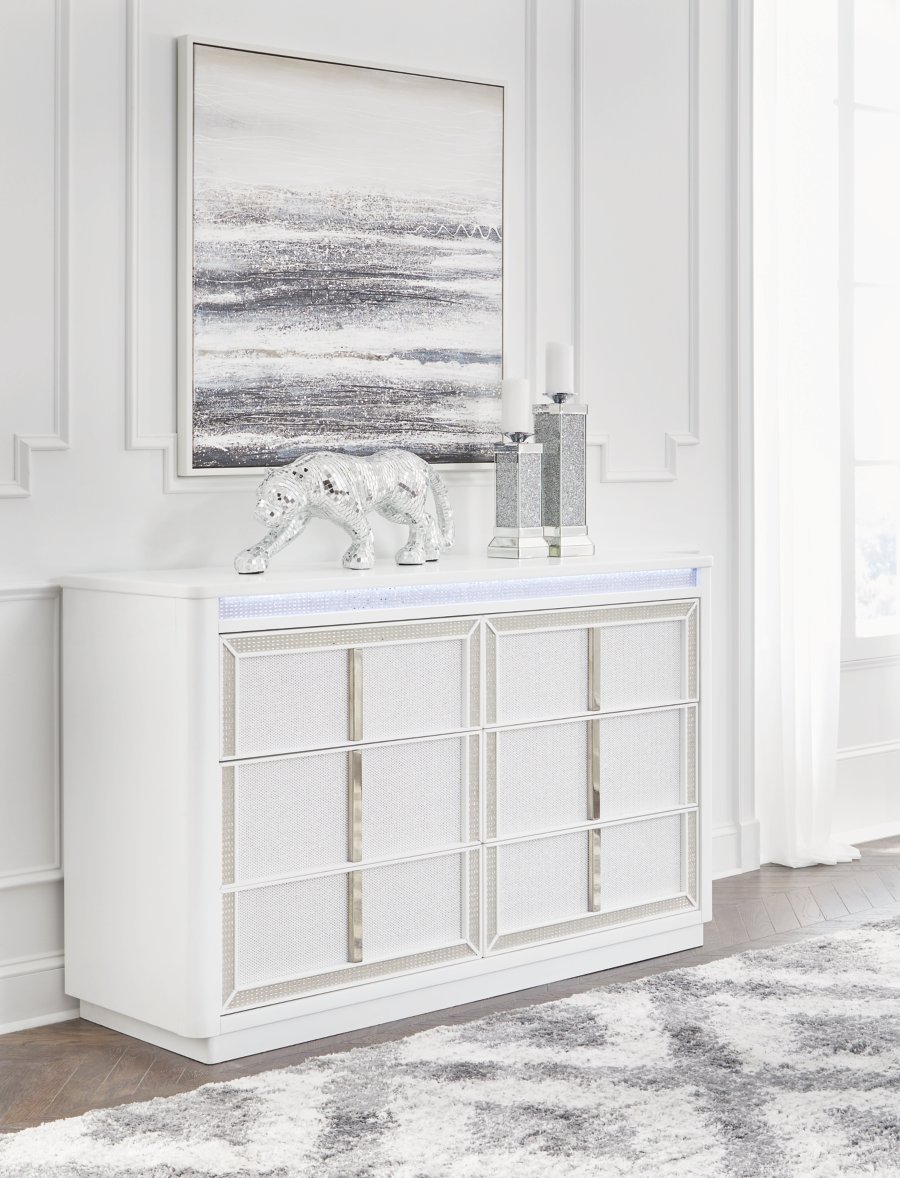 Chalanna Queen Storage Bed, Dresser and 2 Nightstands - image 16