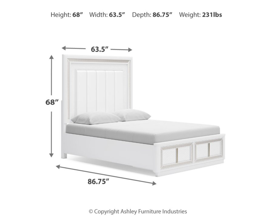 Chalanna Queen Storage Bed, Dresser and 2 Nightstands - image 10