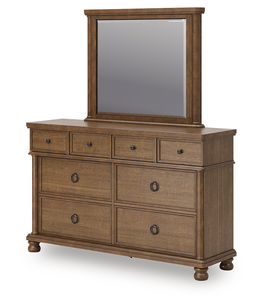 Cama Queen, Cómoda y Espejo Chadworth - image 6