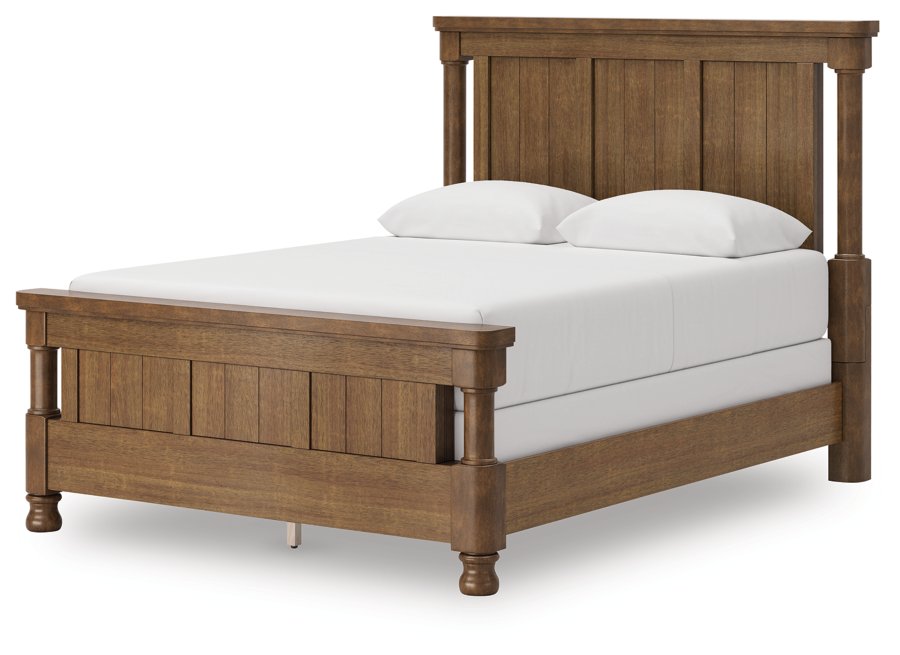 Cama Queen, Cómoda y Espejo Chadworth - image 11