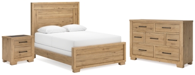 APG-B841B2-5PC Galliden Queen Panel Bed with Dresser and Nightsta sku APG-B841B2-5PC