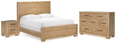 APG-B841B5-5PC Galliden California King Panel Bed with Dresser an sku APG-B841B5-5PC