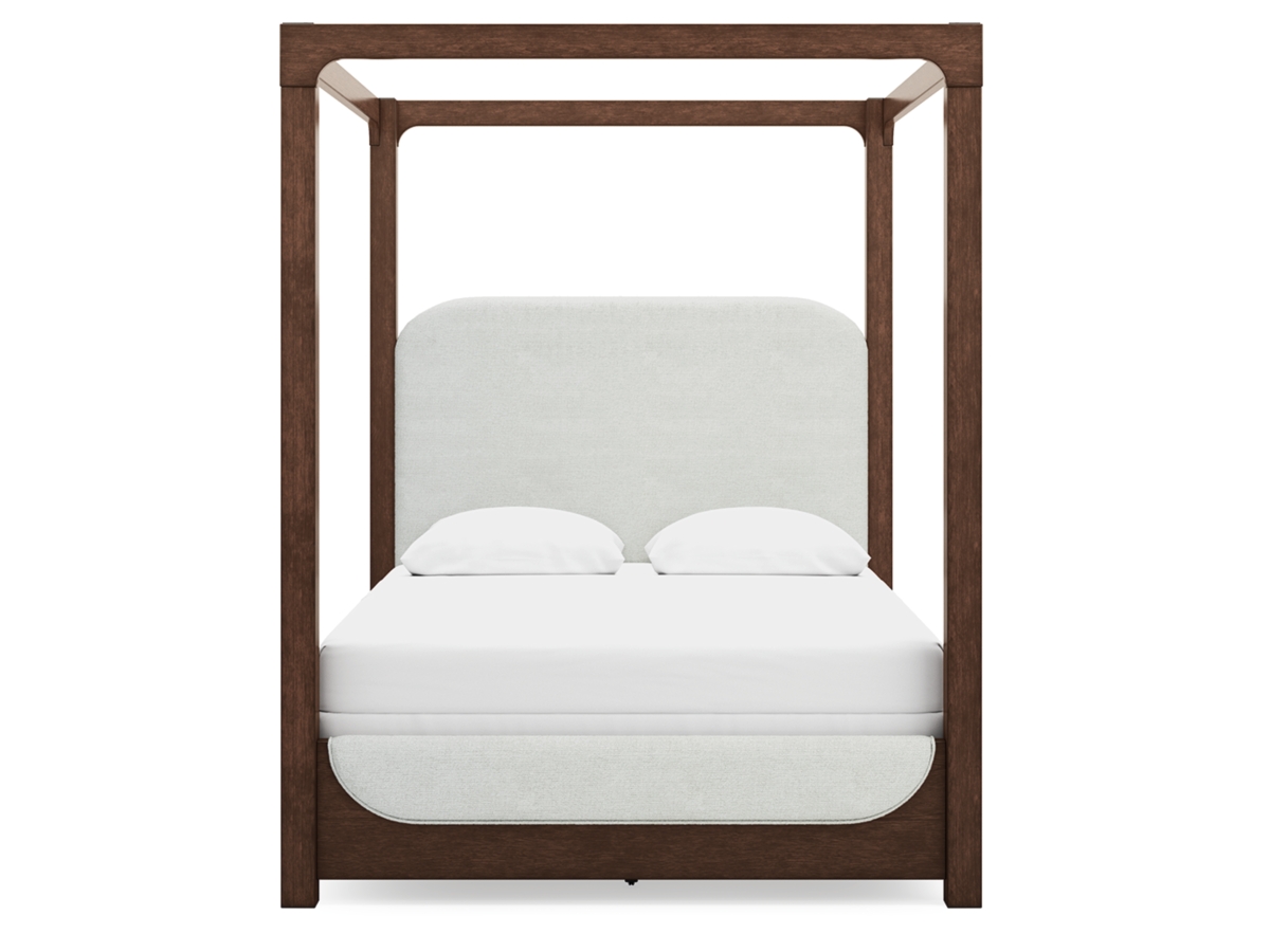 Breckington Queen Upholstered Canopy Bed