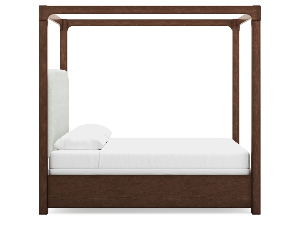 Breckington Queen Upholstered Canopy Bed