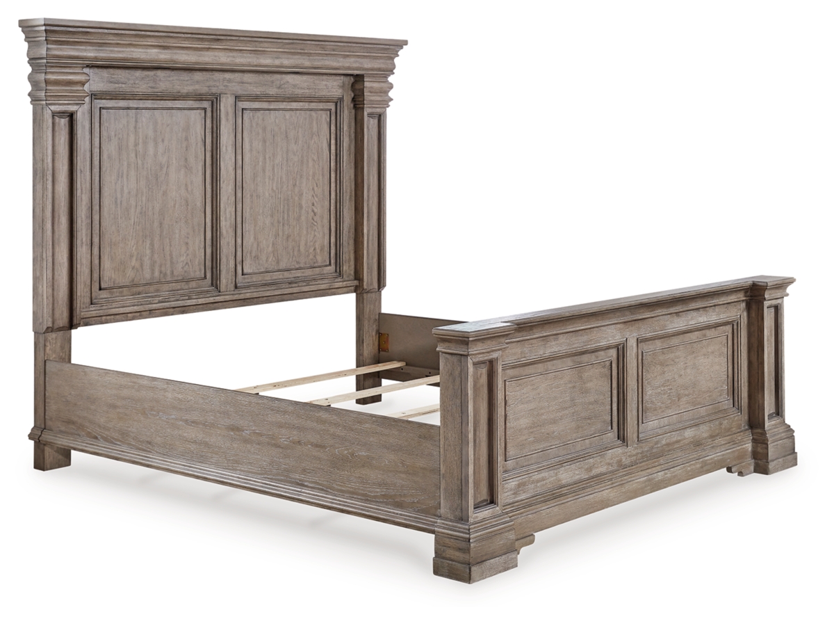 Blairhurst King Panel Bed - Light Grayish Brown