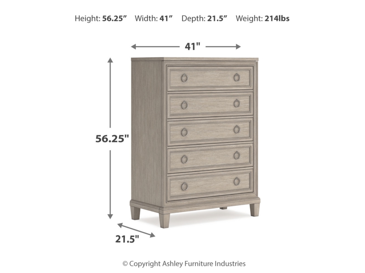 Jorlaina King Upholstered Panel Bed with Mirrored Dresser Jorlaina King Upholstered Panel Bed with Mirrored Dresser