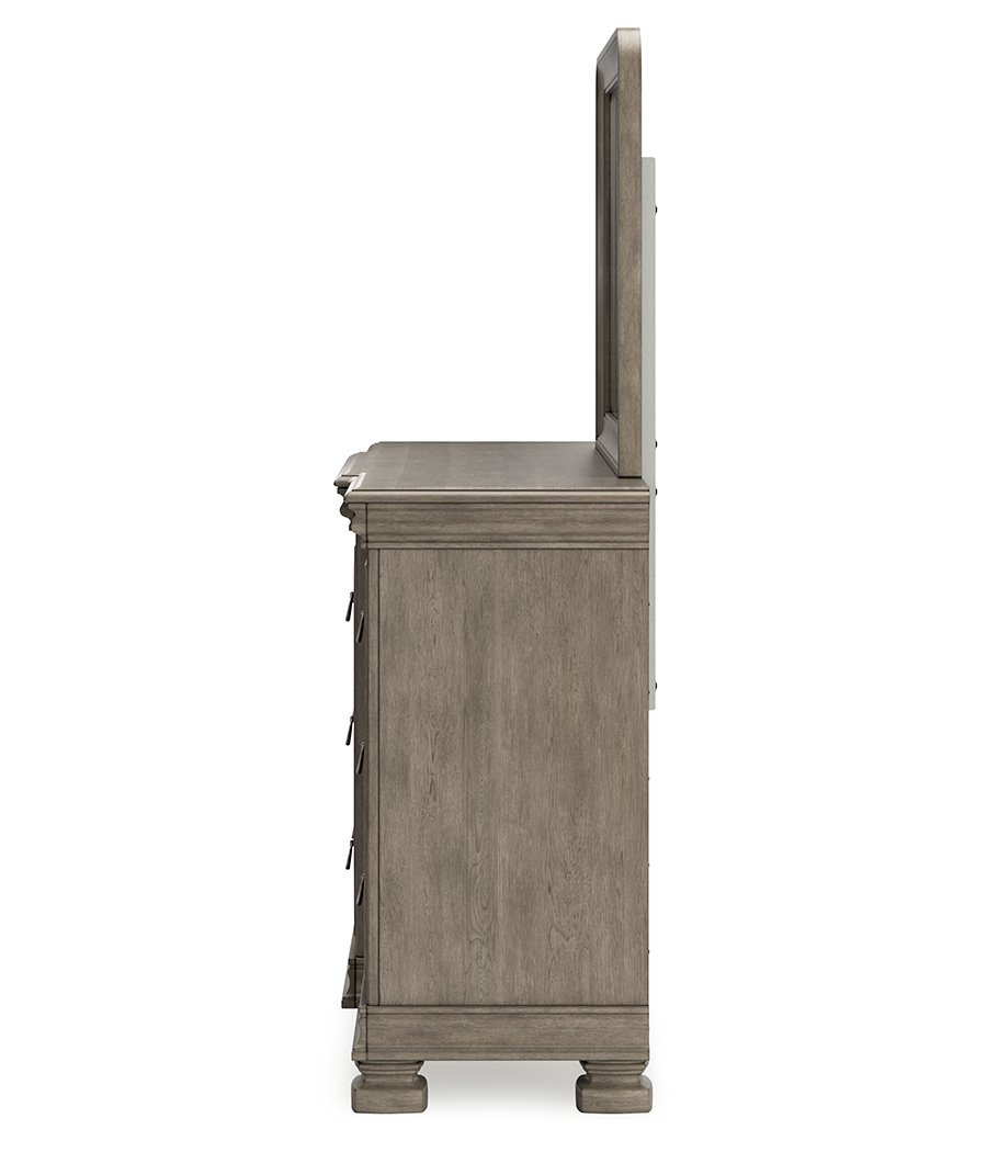 Cama trineo, cómoda y espejo Lexorne King - image 6
