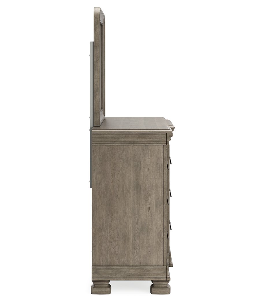 Cama trineo, cómoda y espejo Lexorne King - image 8