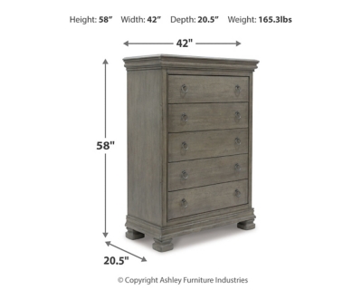 Lexorne Chest of Drawers, , large